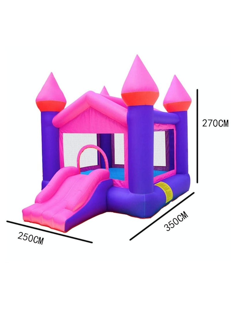 Inflatable Bouncy Castle, Princess Design Bouncing Slide, 350x250x270cm