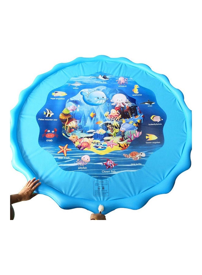 Funny Splash Play Mat Inflatable Outdoor Sprinkler Pad 160x160x2.1cm