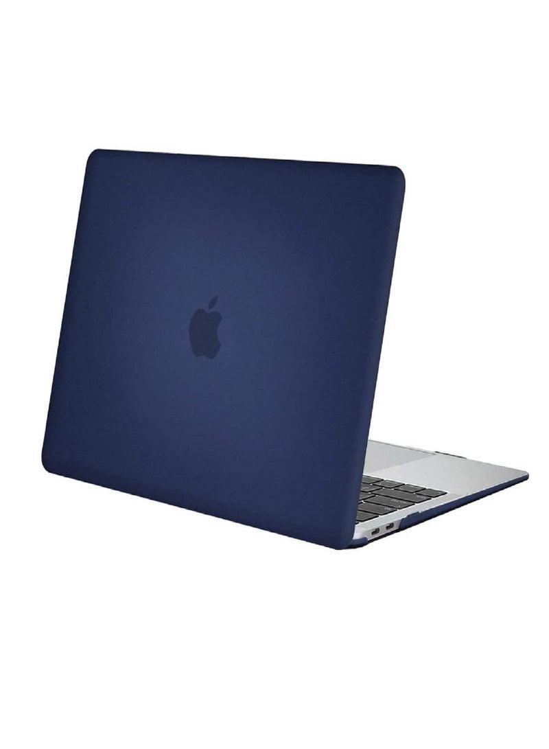 Hard Shell Case and Screen Protector Compatible with MacBook Pro 16-Inch Model: A2141 (MVVJ2xx/A, MVVK2xx/A, MVVL2xx/A, MVVM2xx/A) Retina Display with Touch Bar Touch ID, Navy Blue