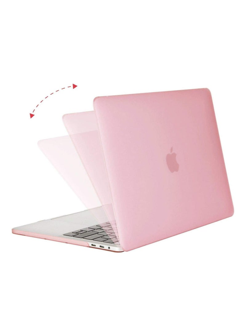 Hard Shell Case and Screen Protector Compatible with MacBook Pro 16-Inch Model: A2141 (MVVJ2xx/A, MVVK2xx/A, MVVL2xx/A, MVVM2xx/A) Retina Display with Touch Bar Touch ID, Pink