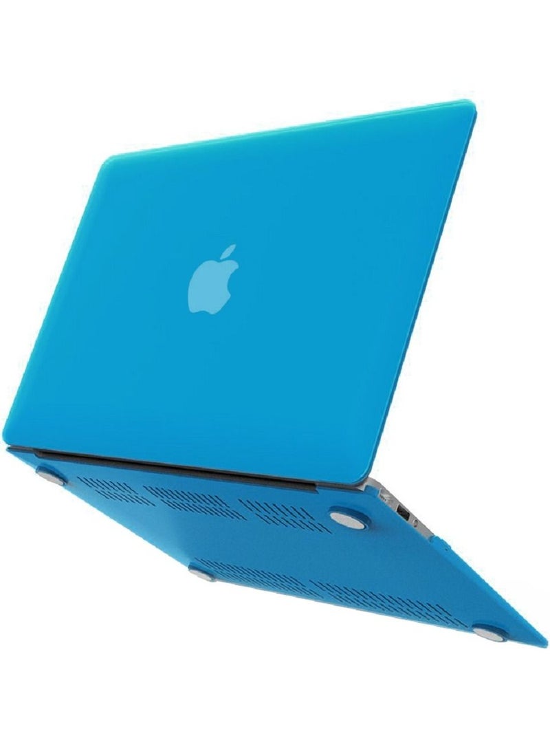 Hard Shell Case Cover With Screen Protector Compatible with MacBook Air 13/13.3 Inch Models A1369 and A1466 Released in 2010 to 2017 Sky Blue