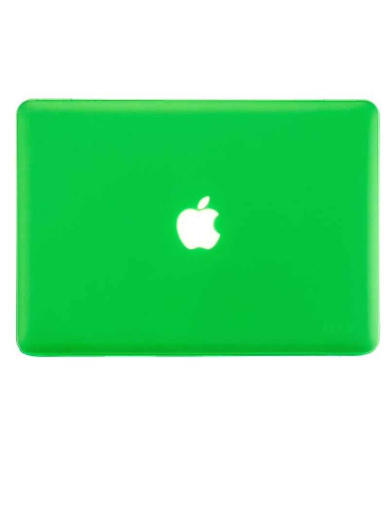 Hard Shell Case Cover Compatible with Older Version MacBook Pro 13 Inch with CD-ROM Model  A1278 Release 2009/2010/2011/2012 Green