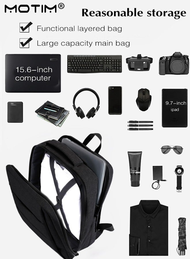 Travel Laptop Backpack Fits Up to 15.6