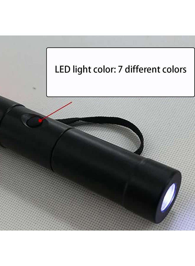 LED Flashlight Umbrella Black