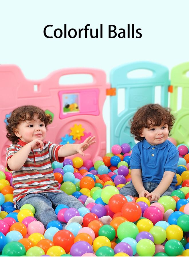 500 Pieces Colorful Eco-Friendly Plastic Children Ocean Ball For Indoor Play