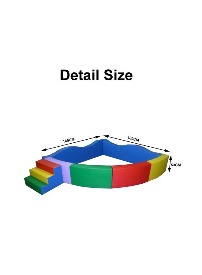 Indoor Kids Combination Soft Ball Pool With Stair Playground Children Party Game