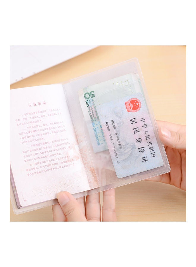 Plastic Passport Holder Clear