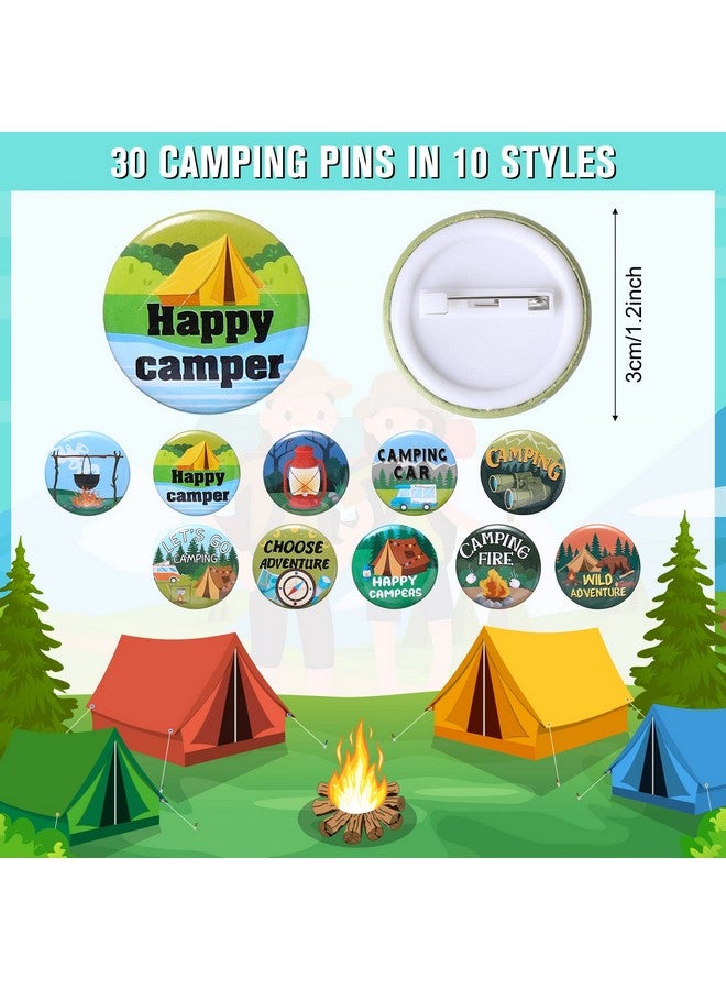 60 Pcs Camping Slap Bracelets Camping Party Decorations Camper Badge Camper Party Gifts Wristbands Camper Pin For Kids Boys Camping Classroom Birthday Party Decoration Forest Adventure Decor