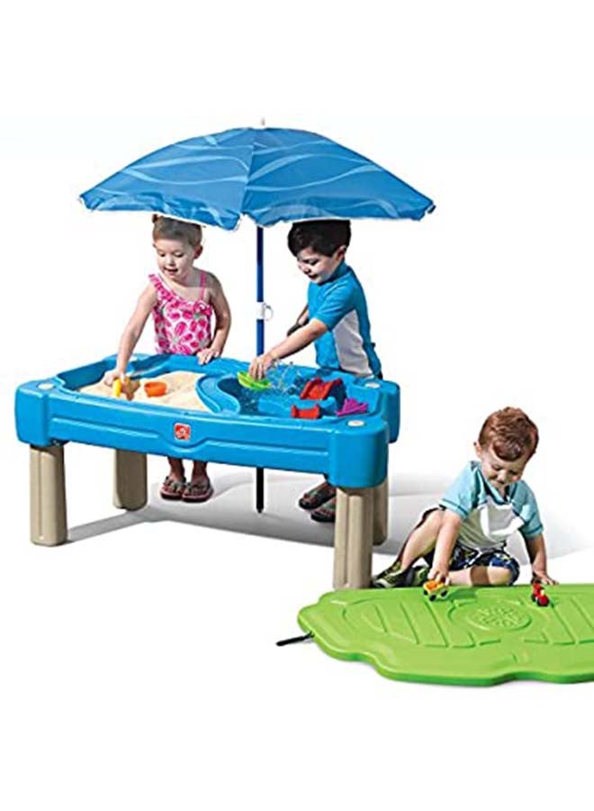 Cascading Cove With Umbrella