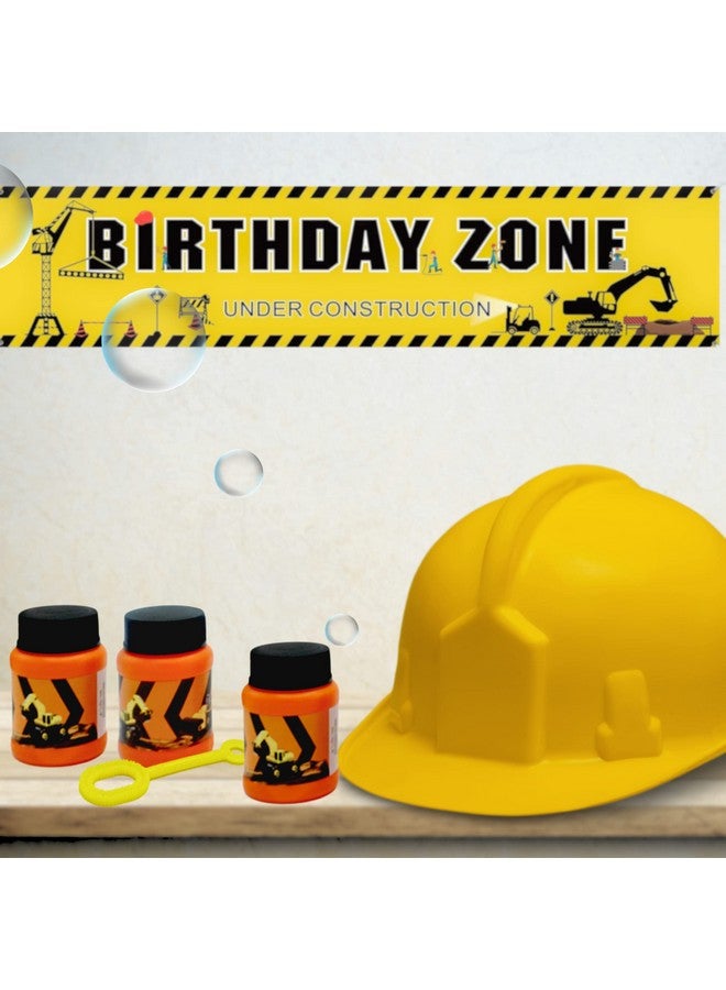 24 Pack Construction Themed Mini Bubbles Party Favors For Kids 1 Fl Oz. Construction Birthday Party Supplies Dump Truck Decorations Goodie Bag Fillers Bulk Bubble Bottles For Kids Summer Toys