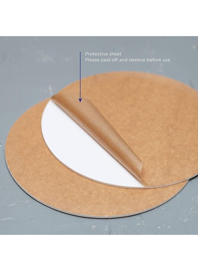 LAMSIT IBDAA Acrylic Circles 3mm Thick 16-Pack (8 Inch, White)