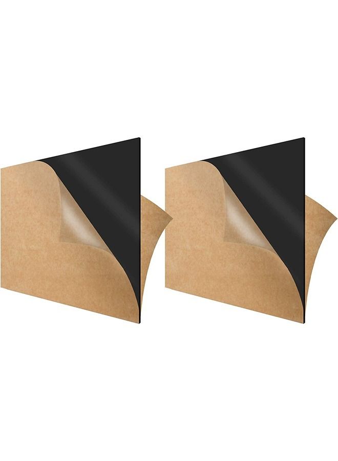 LAMSIT IBDAA Acrylic Sheet 3mm Thick Pack of 2 Rectangle Black