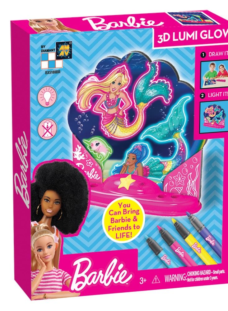 Barbie Fairy Glow Paint n Lite Activity Kit