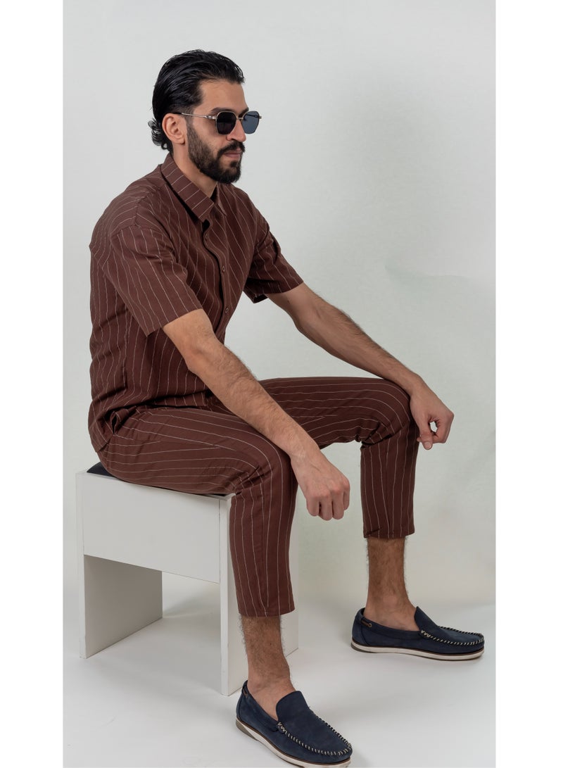 Men's Striped Co-ords set