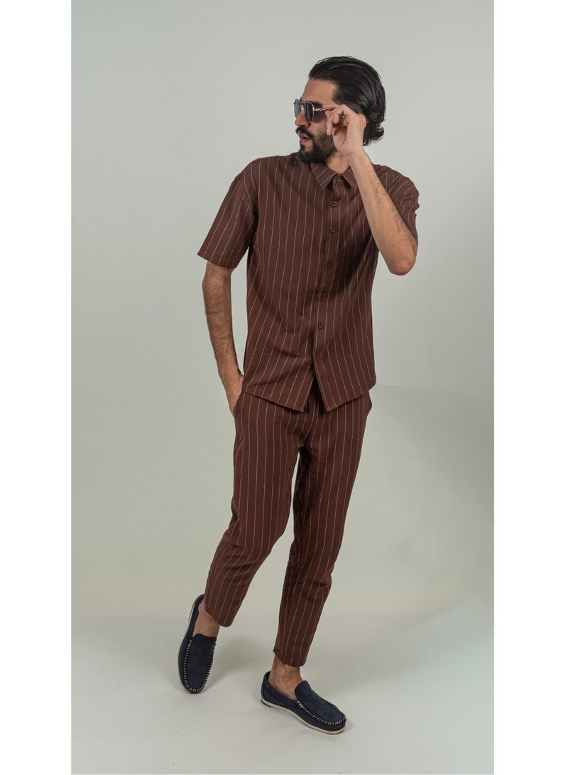 Men's Striped Co-ords set