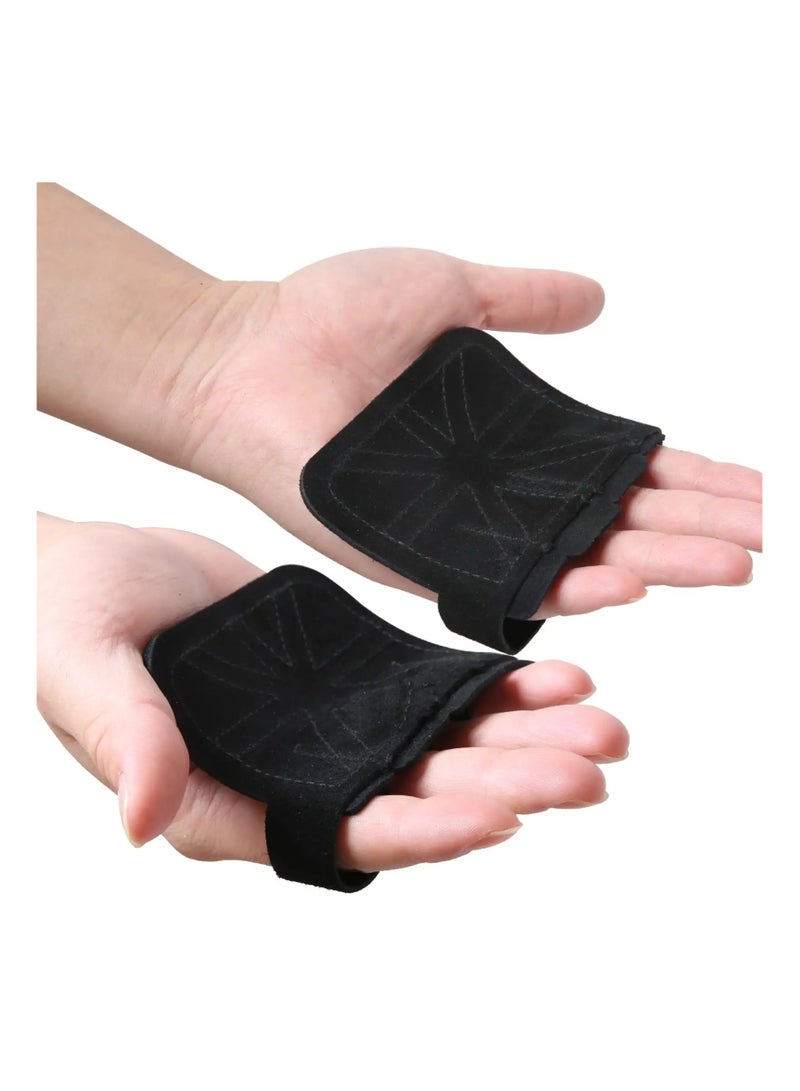 Fitness Gym Grip Pads for Weightlifting Powerlifting Cross Training Exercise Deadlift4 Finger Loop Gym Workout Gloves for Men & Women The Gripper Palm Protection