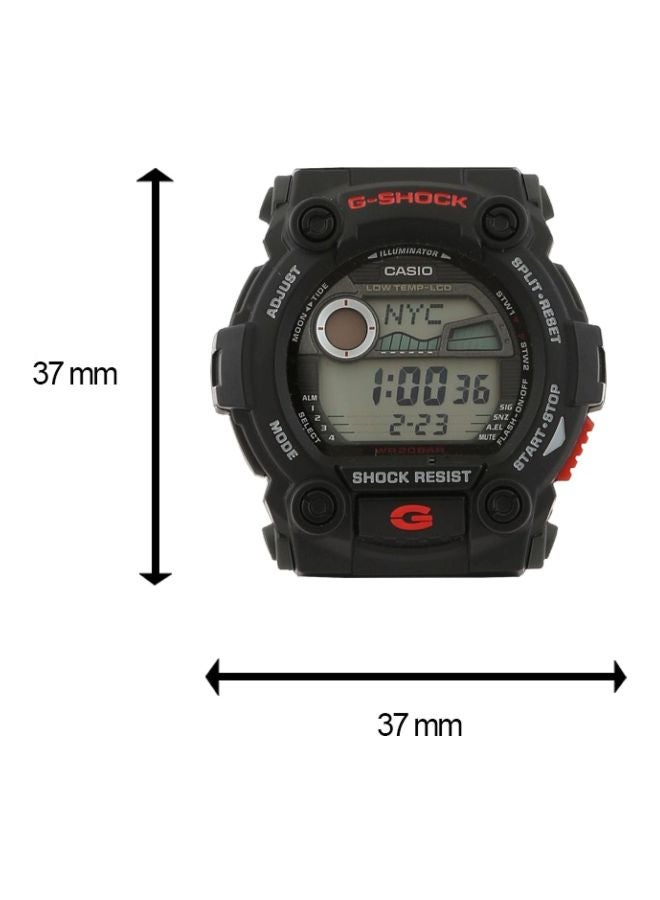Boys' Water Resistant Resin Digital Watch G 7900 1DR - 52 mm - Black