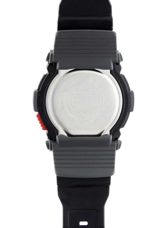 Boys' Water Resistant Resin Digital Watch G 7900 1DR - 52 mm - Black