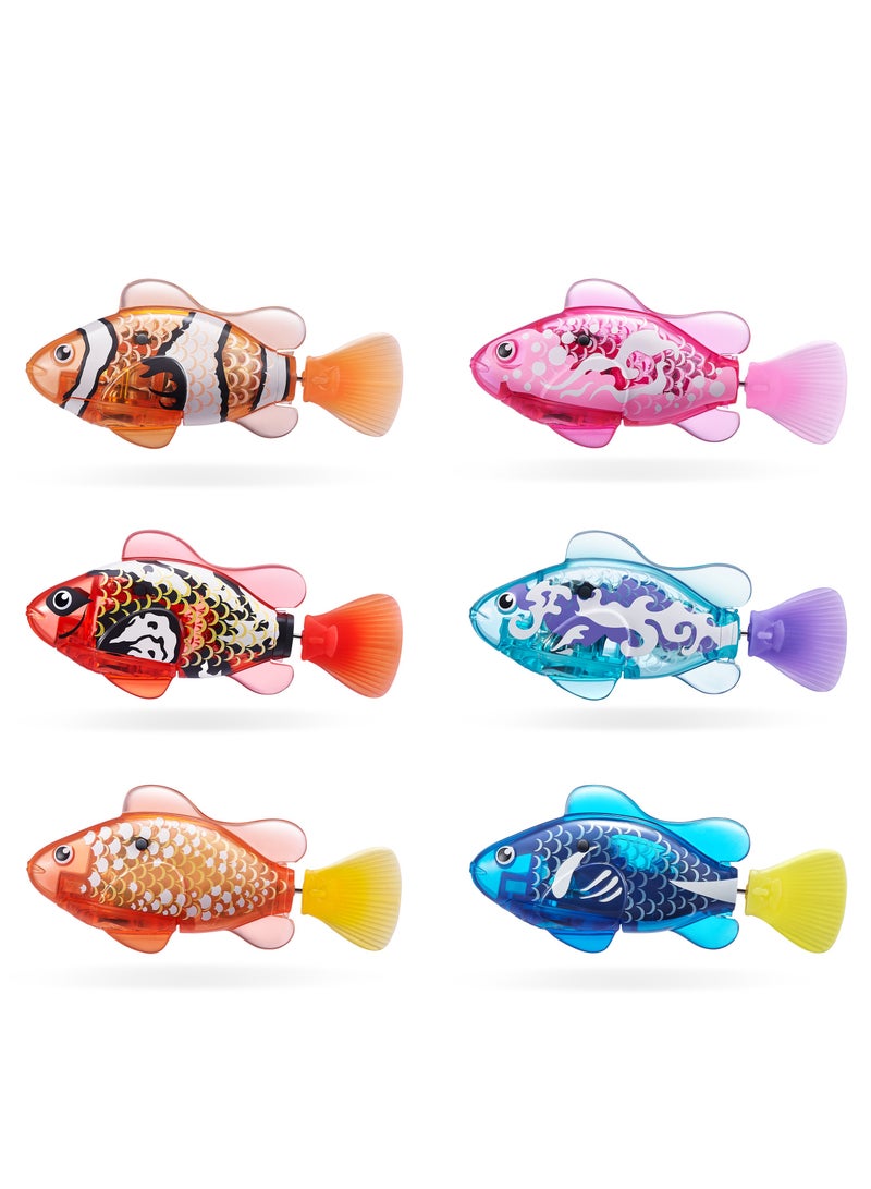 ZURU - (pack of 2) Robo Alive Water Activated Fish Toy - Color May Vary