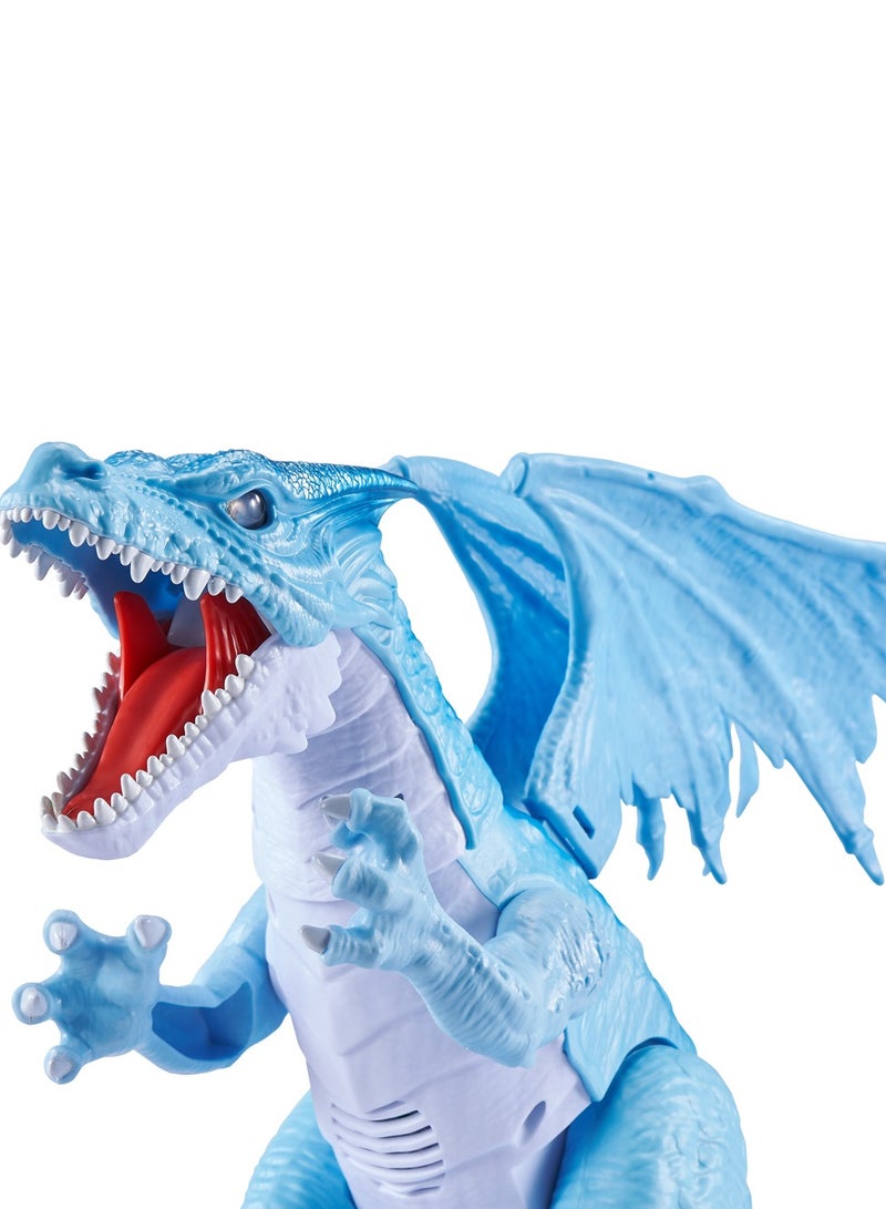 ZURU ROBO ALIVE ROBOTIC-SERIES1 Fire Breathing Roaring Dragon (BLUE) for Ages 3+