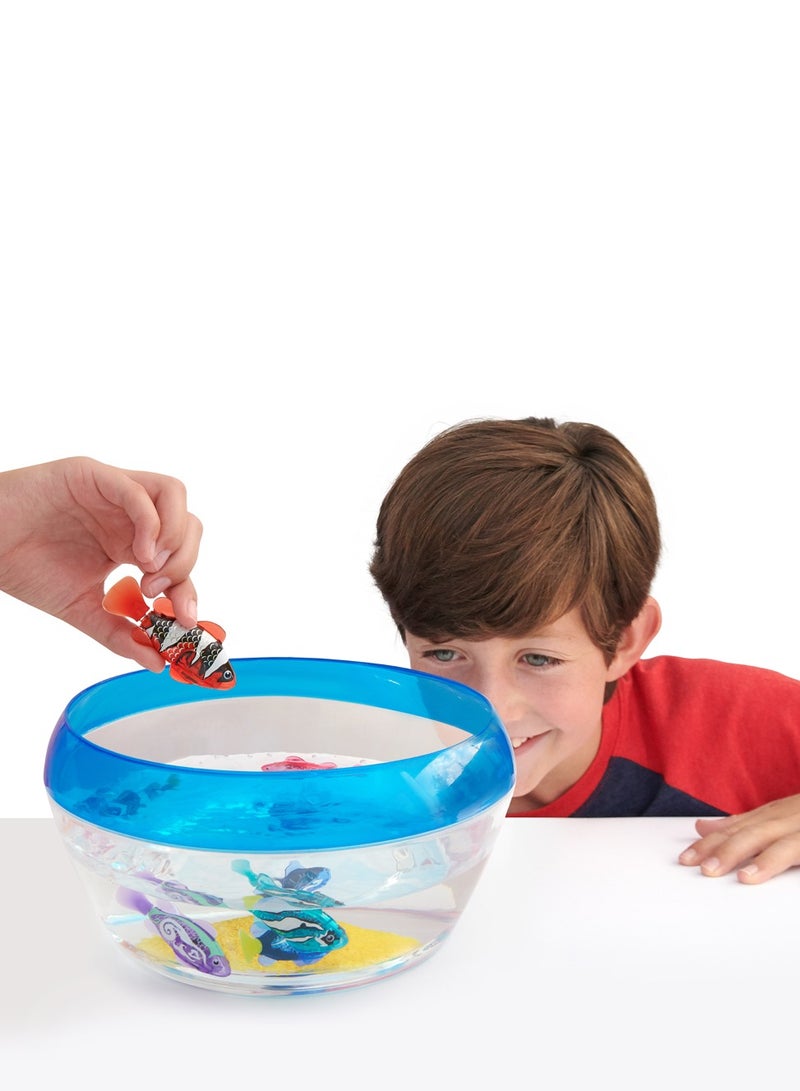 ZURU ROBO ALIVE FISH BOWL Playset For Ages 3+ (Toy Fish Color May Vary)