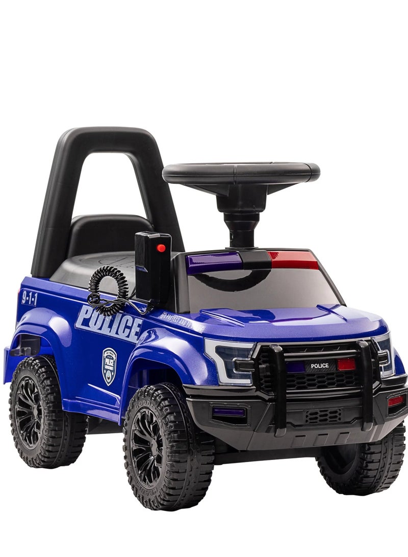 Kids Police Push car - Blue