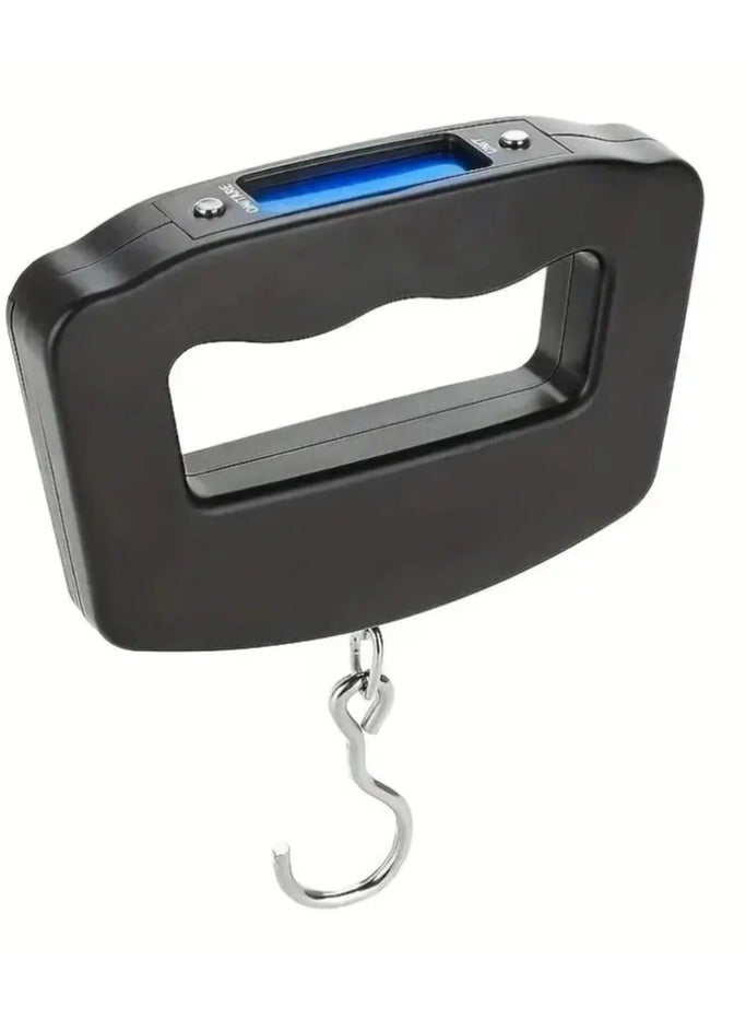 50Kg Portable Electronic Travel Luggage Scale Handheld Hook Scale