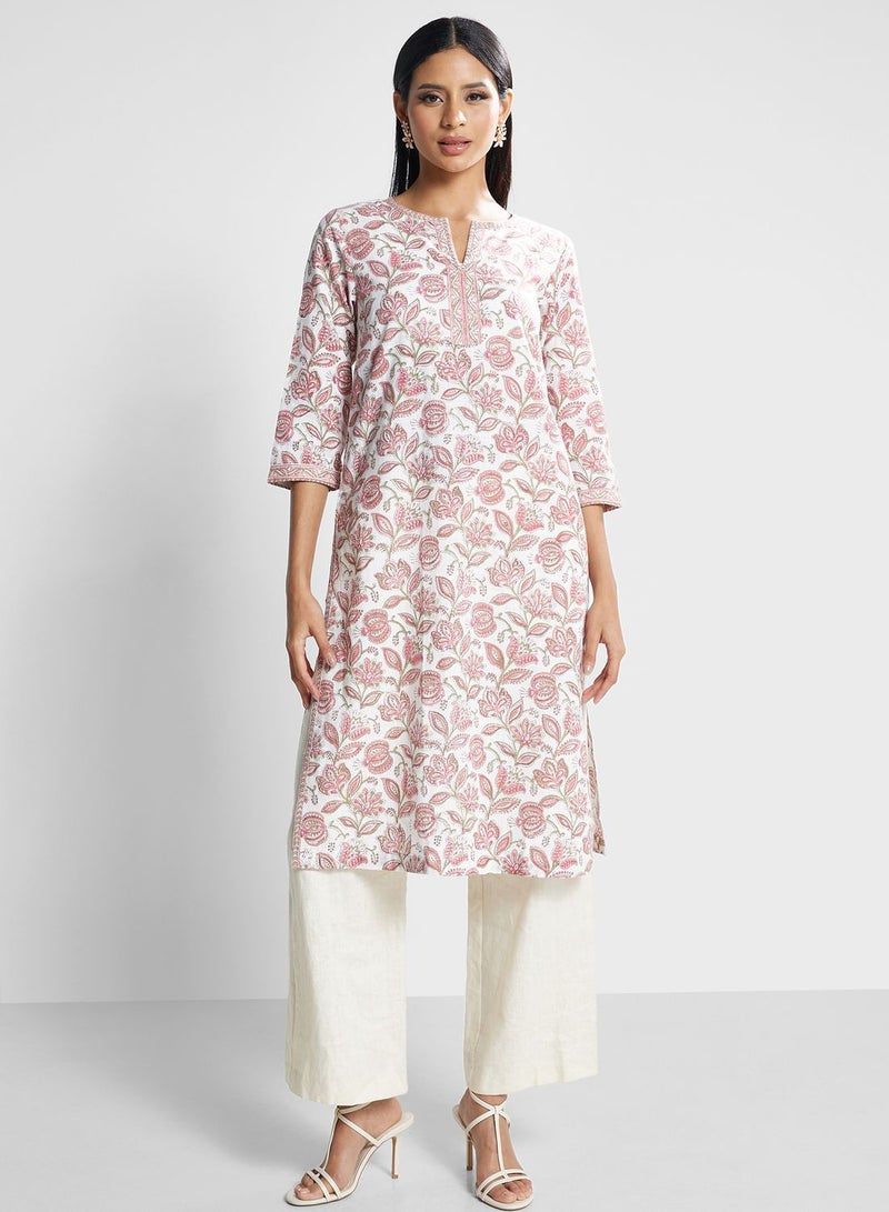 Floral Print Kurti