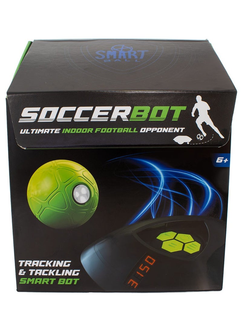 Soccer Bot Ultimate Indoor Football Opponent Counting Practice Skills Ball, LCD Records Highest Score