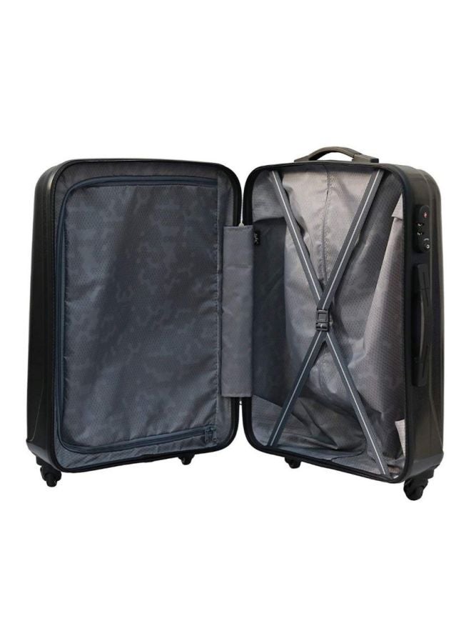 Marshal 4 Wheels Hardside Small Cabin Luggage Trolley Black