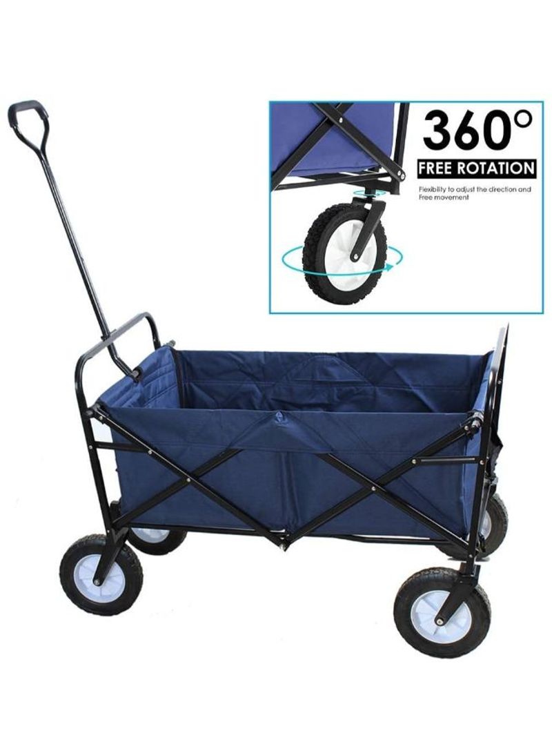 Heavy Duty Foldable Trolley Blue