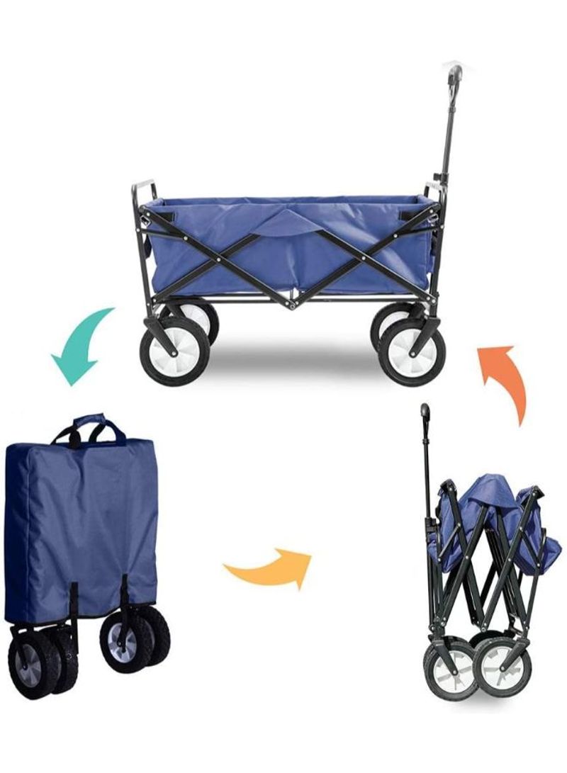 Heavy Duty Foldable Trolley Blue