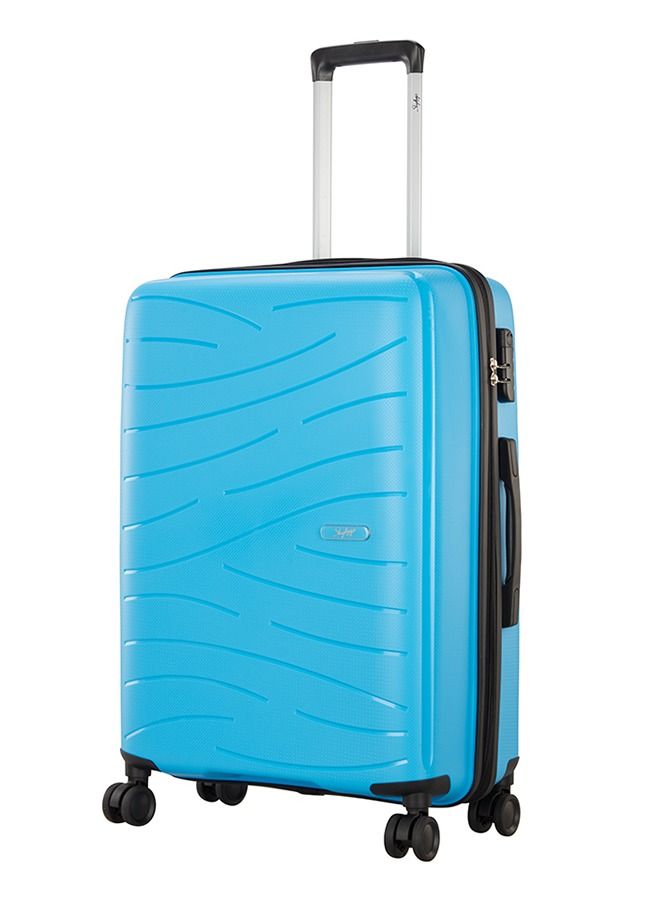 8 WHEELS SKYBAGS MAXX MALIBU BLUE HARDSIDE MEDIUM TROLLEY BAG - SK MAXXEB67MLB