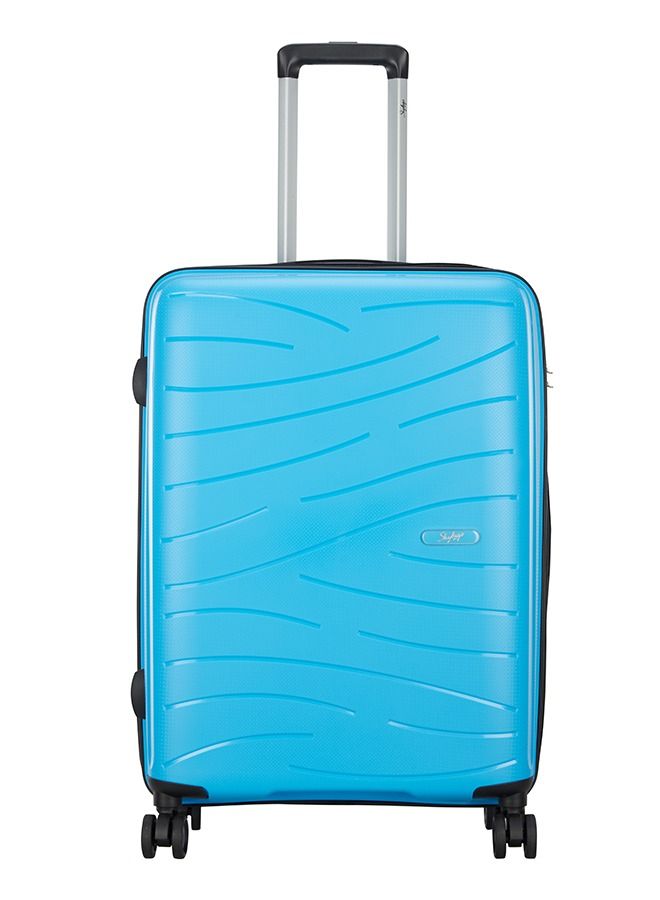 8 WHEELS SKYBAGS MAXX MALIBU BLUE HARDSIDE MEDIUM TROLLEY BAG - SK MAXXEB67MLB