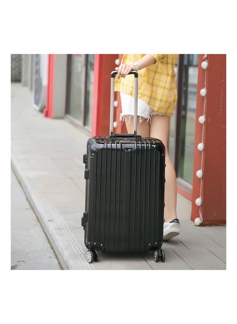 Luggage Set of Check in and hand carry Baggage aluminum shape 2 Pieces (10kg/20inch and 20kg/24inch).