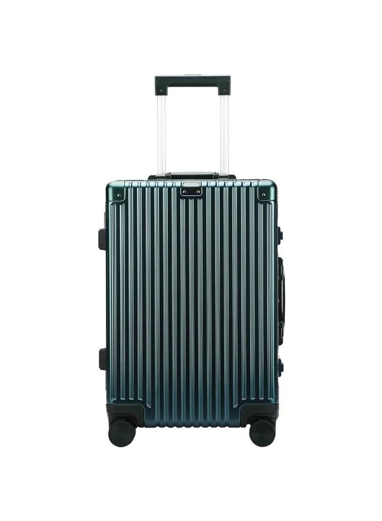 Luggage Set Of Check-in and Hand Carry Baggage Aluminum Shape 2 Pieces - 10kg-20inch and 20kg-24inch.