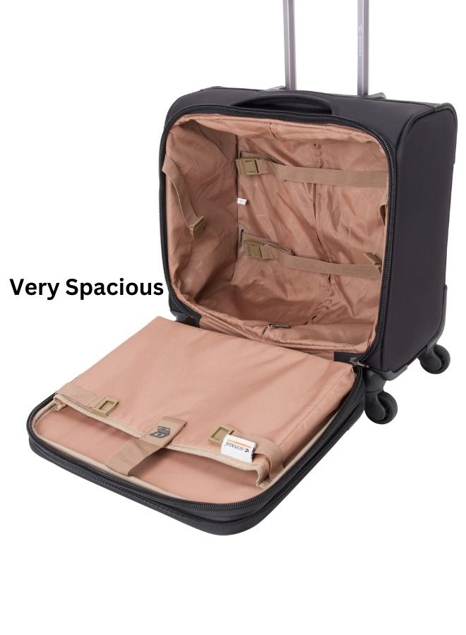 Rolling Laptop Case, Pilot Business Bag for Travel And Office, TSA Approved Lock