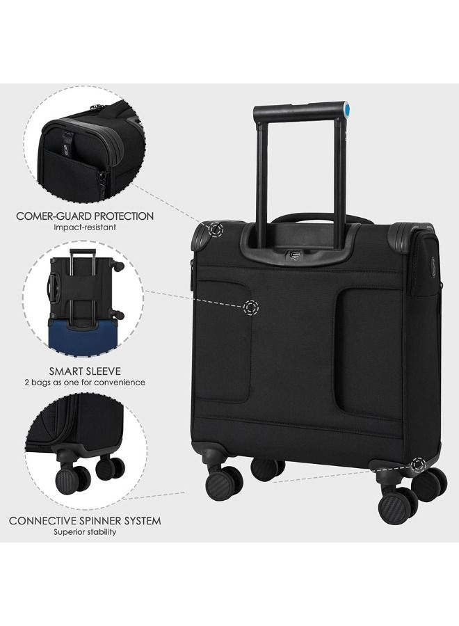 Rolling Laptop Case Pilot Business Bag for Travel And Office TSA Approved Lock