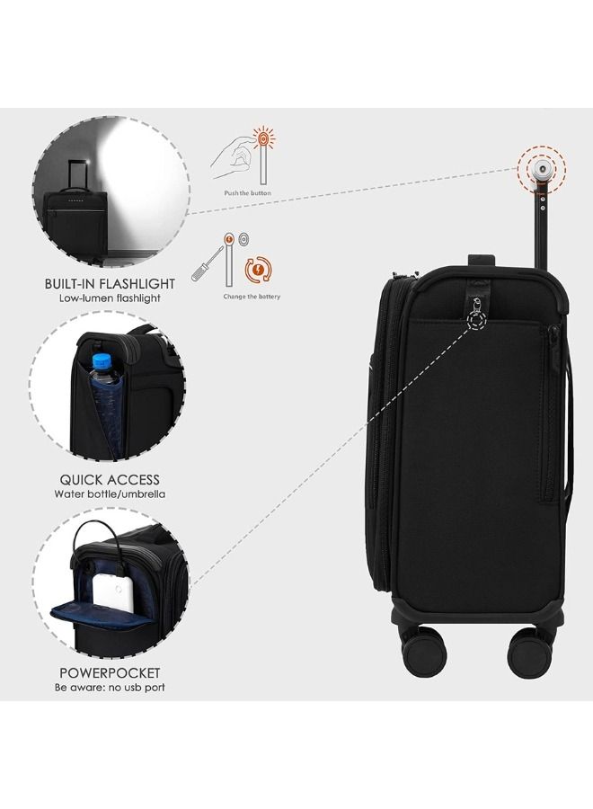 Rolling Laptop Case Pilot Business Bag for Travel And Office TSA Approved Lock