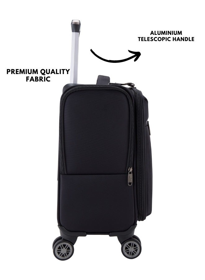 Rolling Laptop Case Set of 2 Pilot Business Bag for Travel And Laptop briefcase, TSA Approved Lock