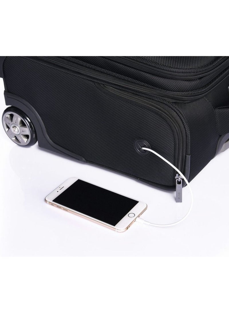 Rolling Laptop Case, Pilot Business Bag for Travel And Office, TSA Approved Lock