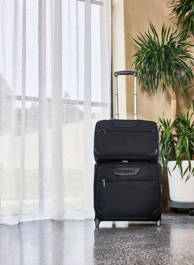 Rolling Laptop Case, Pilot Business Bag for Travel And Office, TSA Approved Lock