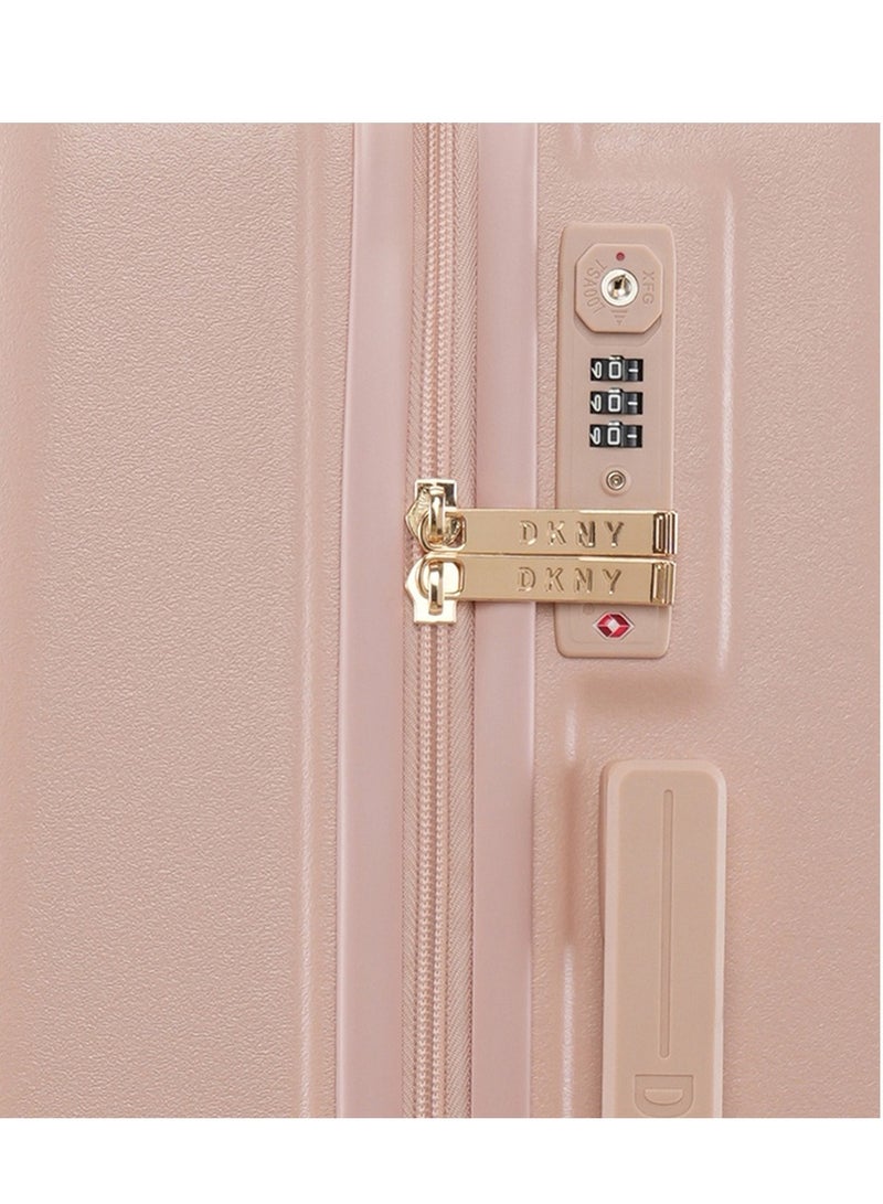 Dkny Promo INTL PR1 Hardside Luggage on Wheels for Unisex | Ultra Lightweight ABS on with Spinner Wheels 4 Color Pink