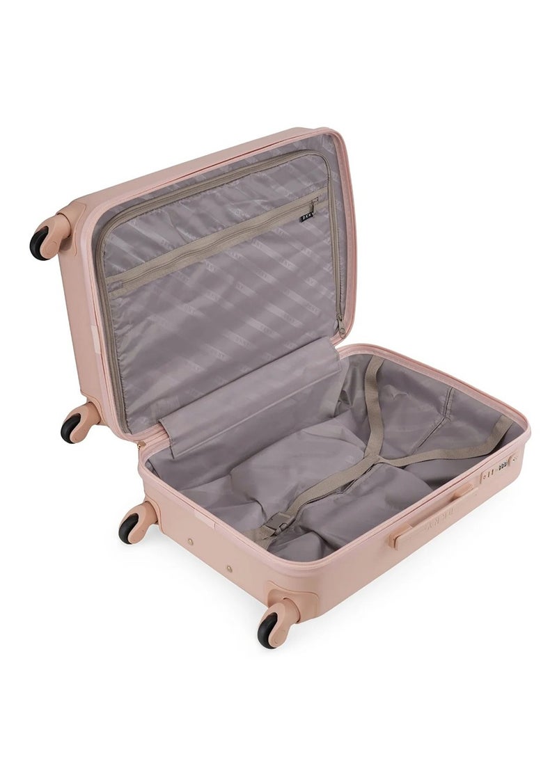 Dkny Promo INTL PR1 Hardside Luggage on Wheels for Unisex | Ultra Lightweight ABS on with Spinner Wheels 4 Color Pink