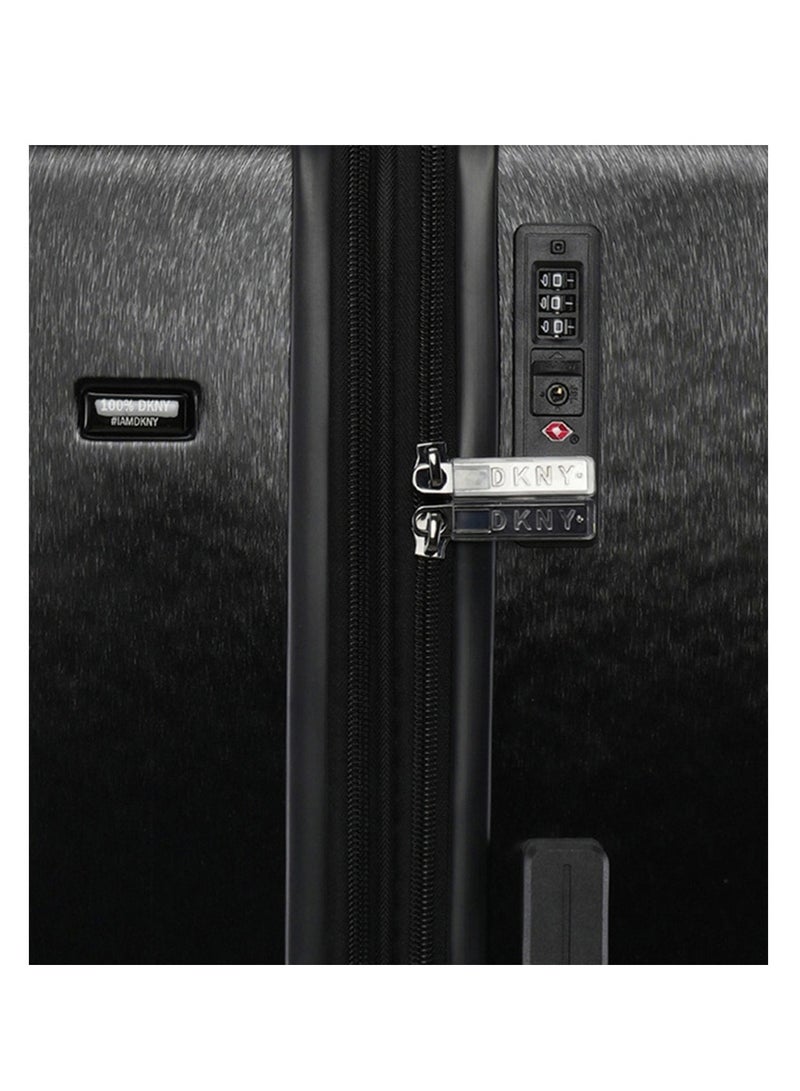 Dkny New Yorker Hardside Luggage on Wheels for Unisex | Ultra Lightweight ABS on with Spinner Wheels 4 Color Black