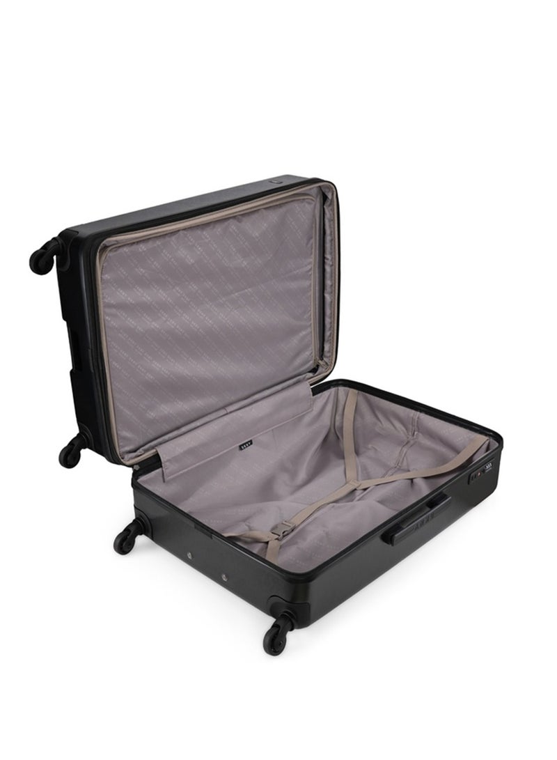 Dkny New Yorker Hardside Luggage on Wheels for Unisex | Ultra Lightweight ABS on with Spinner Wheels 4 Color Black