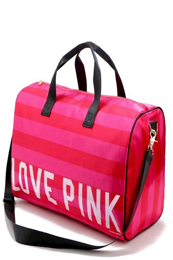 Polyester Duffle Bag Pink