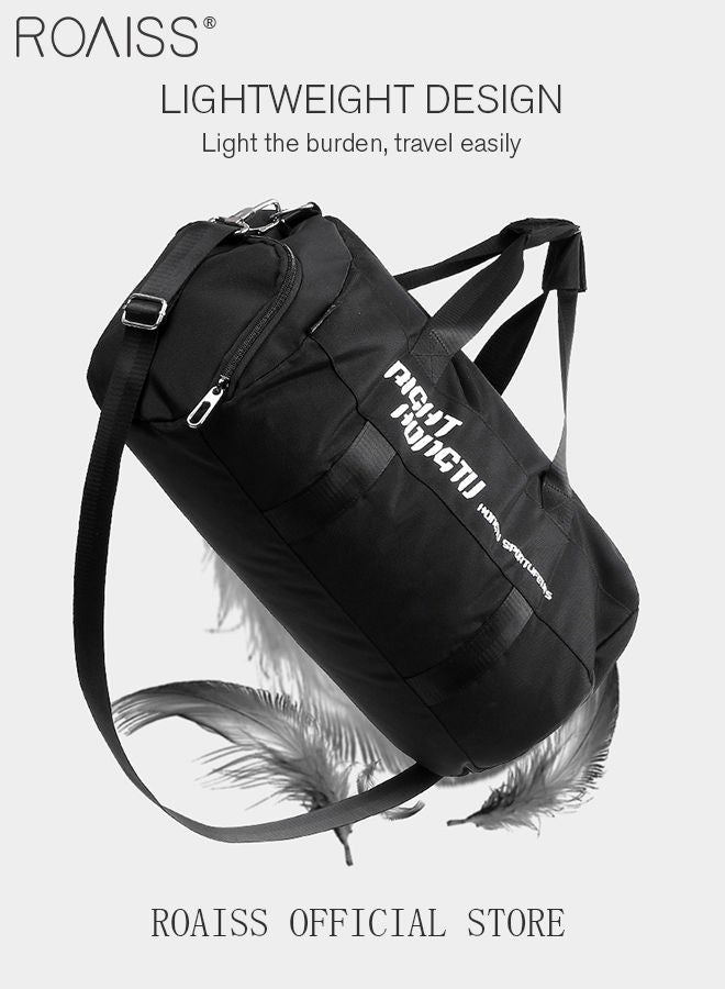 Large Duffel Bag Gym Bag Travel Luggage Independent shoe Compartment Dry and Wet Separation Foldable Storage Bag Pouch Tote Bag Waterproof Clothing Storage Folding Bag