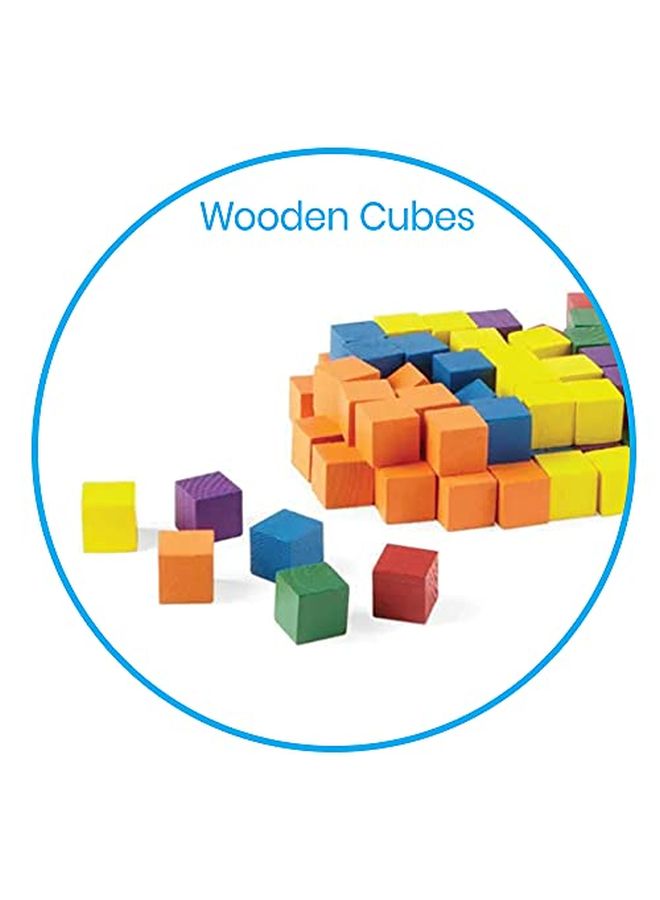 Wood Blocks Counting Cubes For Kids Math 1 Inch Blocks For Preschool Crafts Early Math Manipulatives For Preschool Classroom Supplies For Teachers Elementary (Pack Of 100)