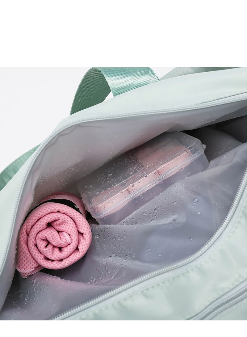Duffle Bag Gym for Women Separate Shoes Compartment Yoga Wet and Dry Separation Beach